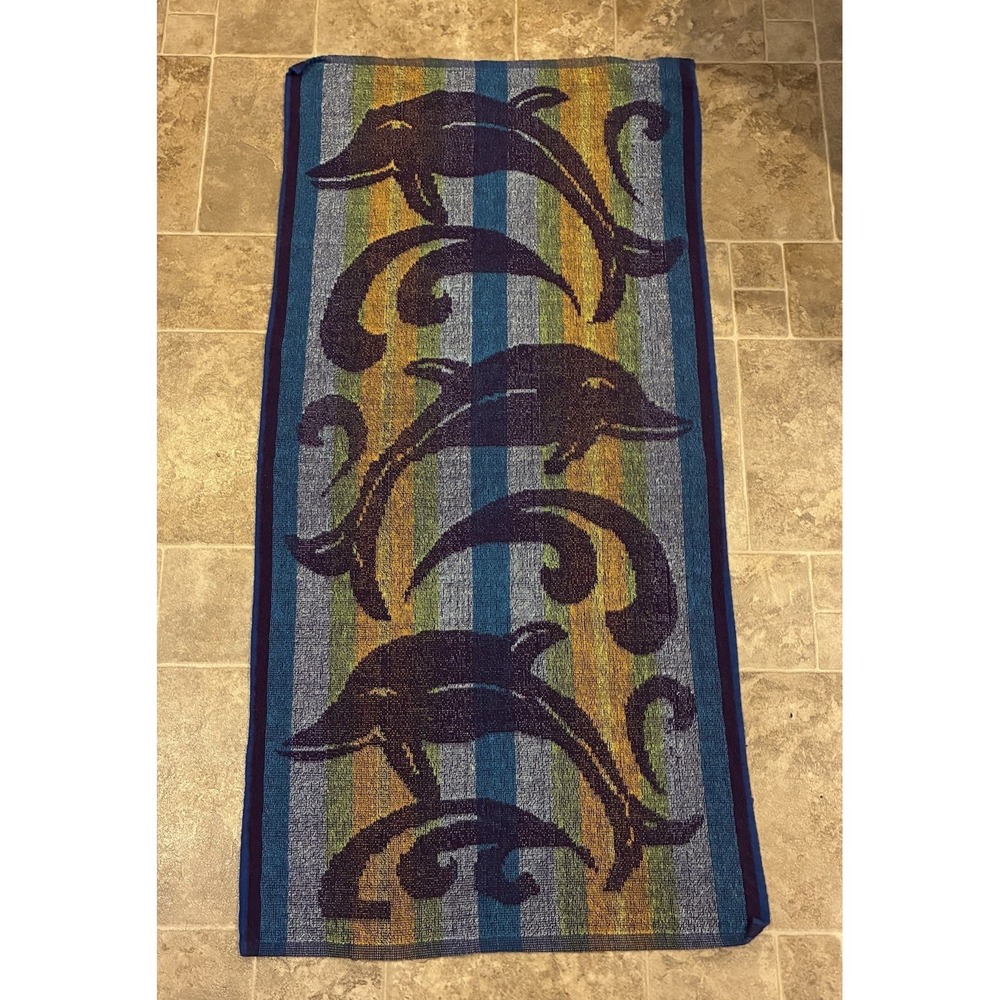 Kruger, Ltd. Vintage Dolphin Beach Towel